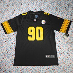 TJ Watt Pittsburgh Steelers Black Jersey No. 90
